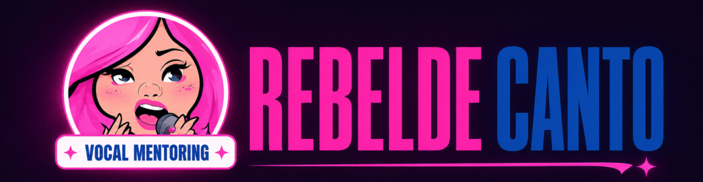 Logotipo rebelde canto